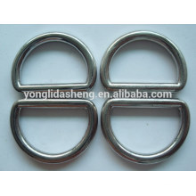Metal D ring shape handbag fittings